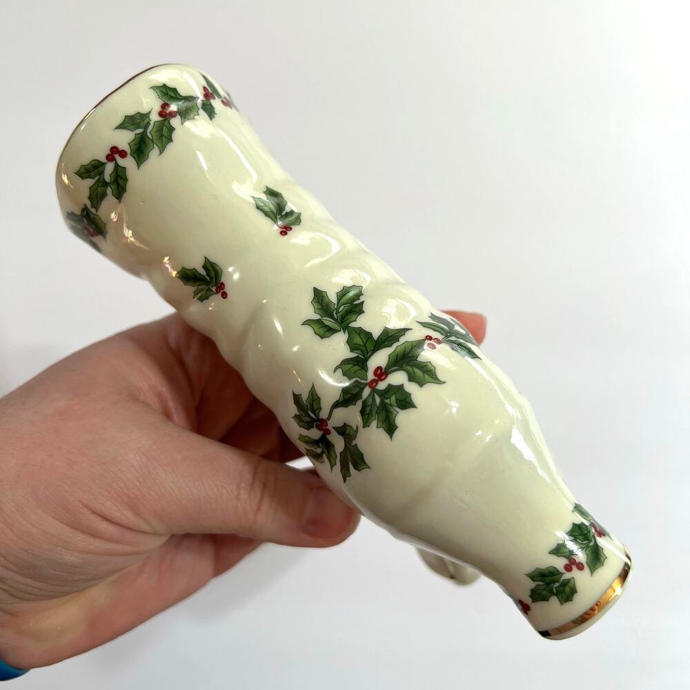 Formalities by Baum Bros Porcelain Victorian Boot Hand Painted Christmas Theme - Picture 4 of 7